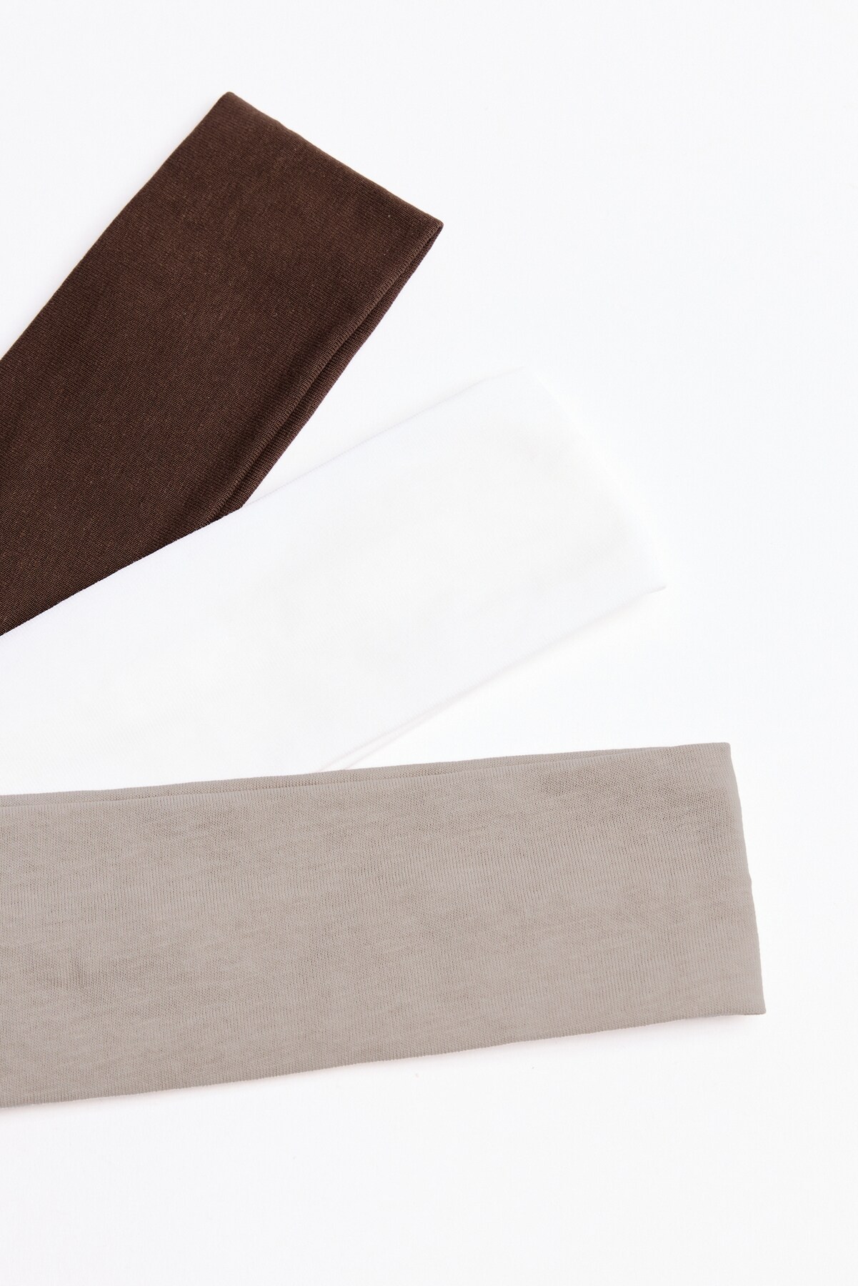 Alternative view of Set of 3 Stretchy Headbands