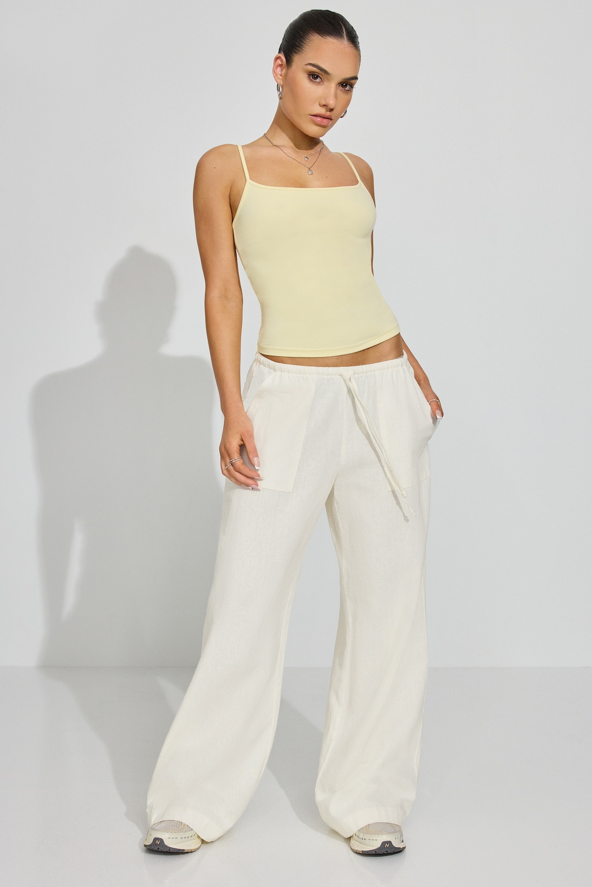 Alternative view of Millie Linen Pull-On Pants