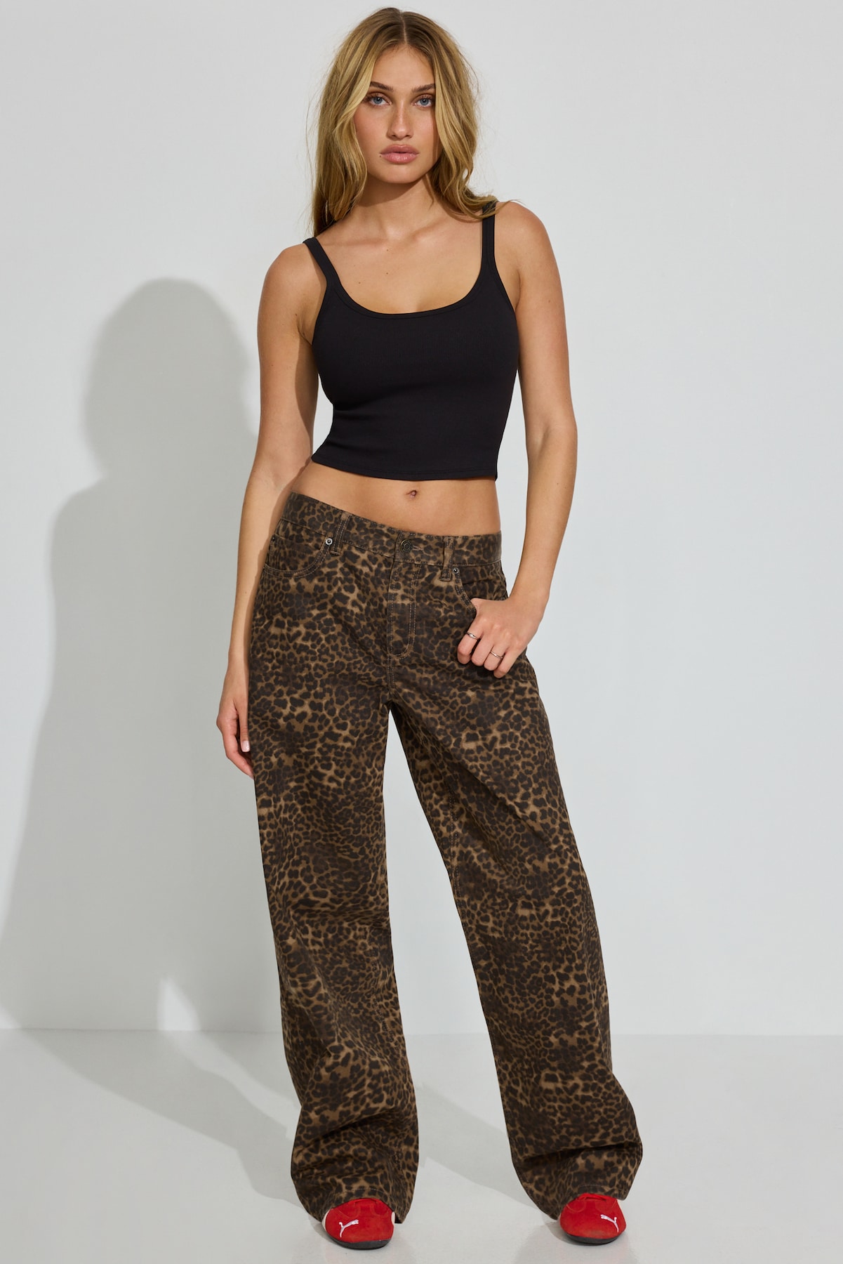 Low Rise Baggy Pants