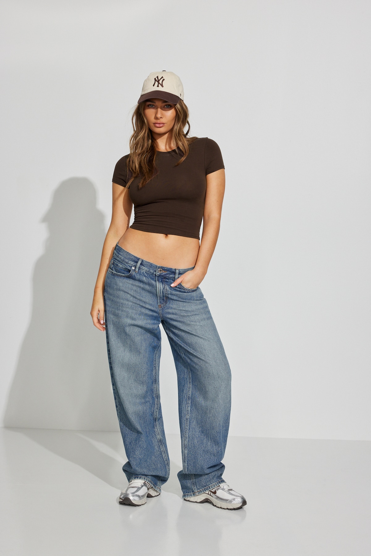 Alternative view of SuperSoft Crewneck Cropped T-Shirt