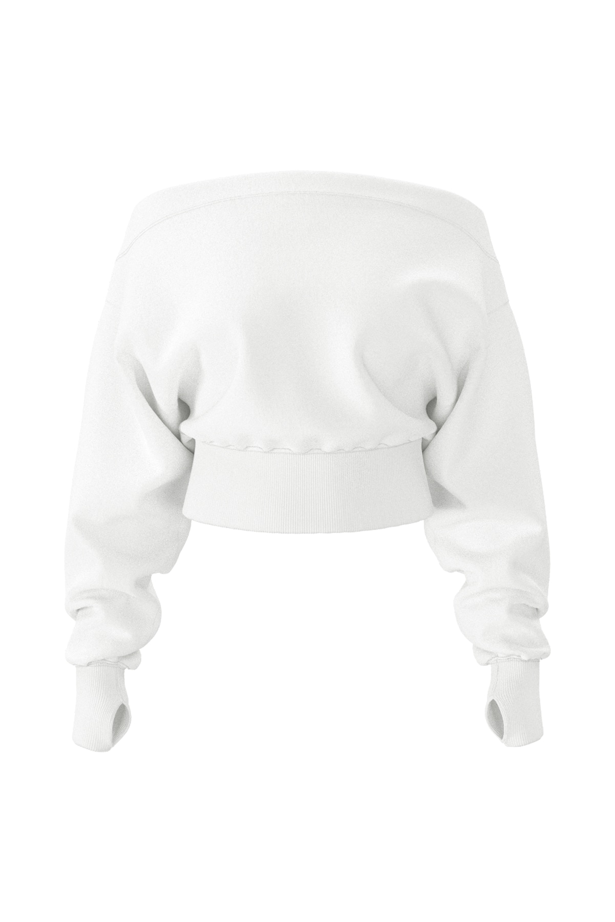 Alternative view of SoftTerry™ Rib Off Shoulder Sweater