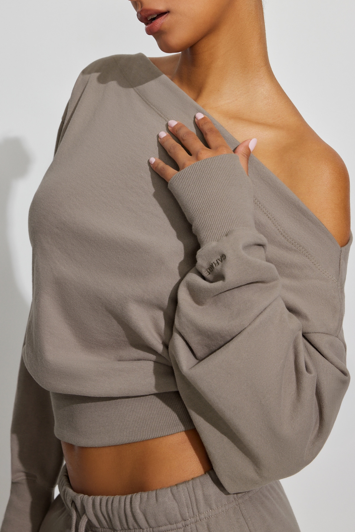 Alternative view of SoftTerry™ Rib Off Shoulder Sweater