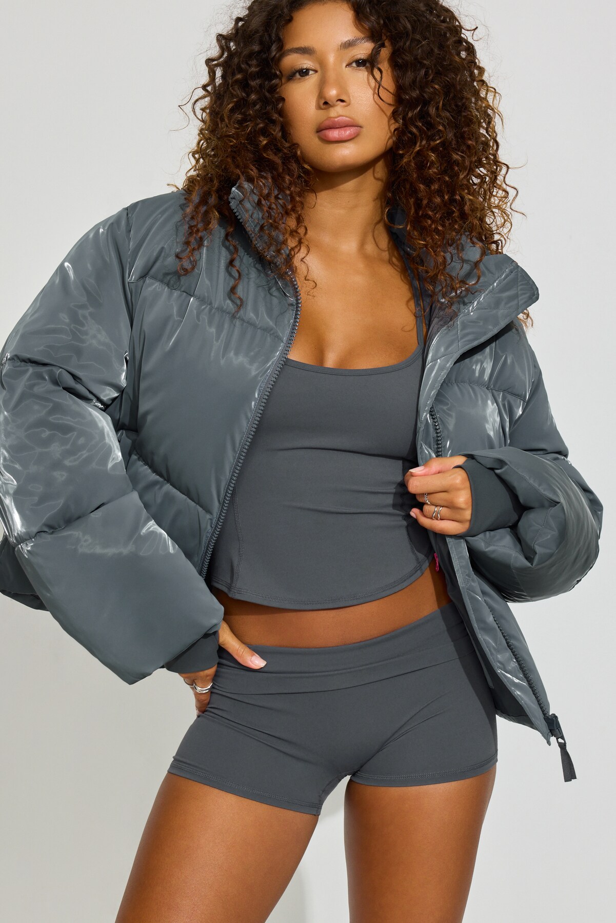 Alternative view of Shiny Puffer Jacket