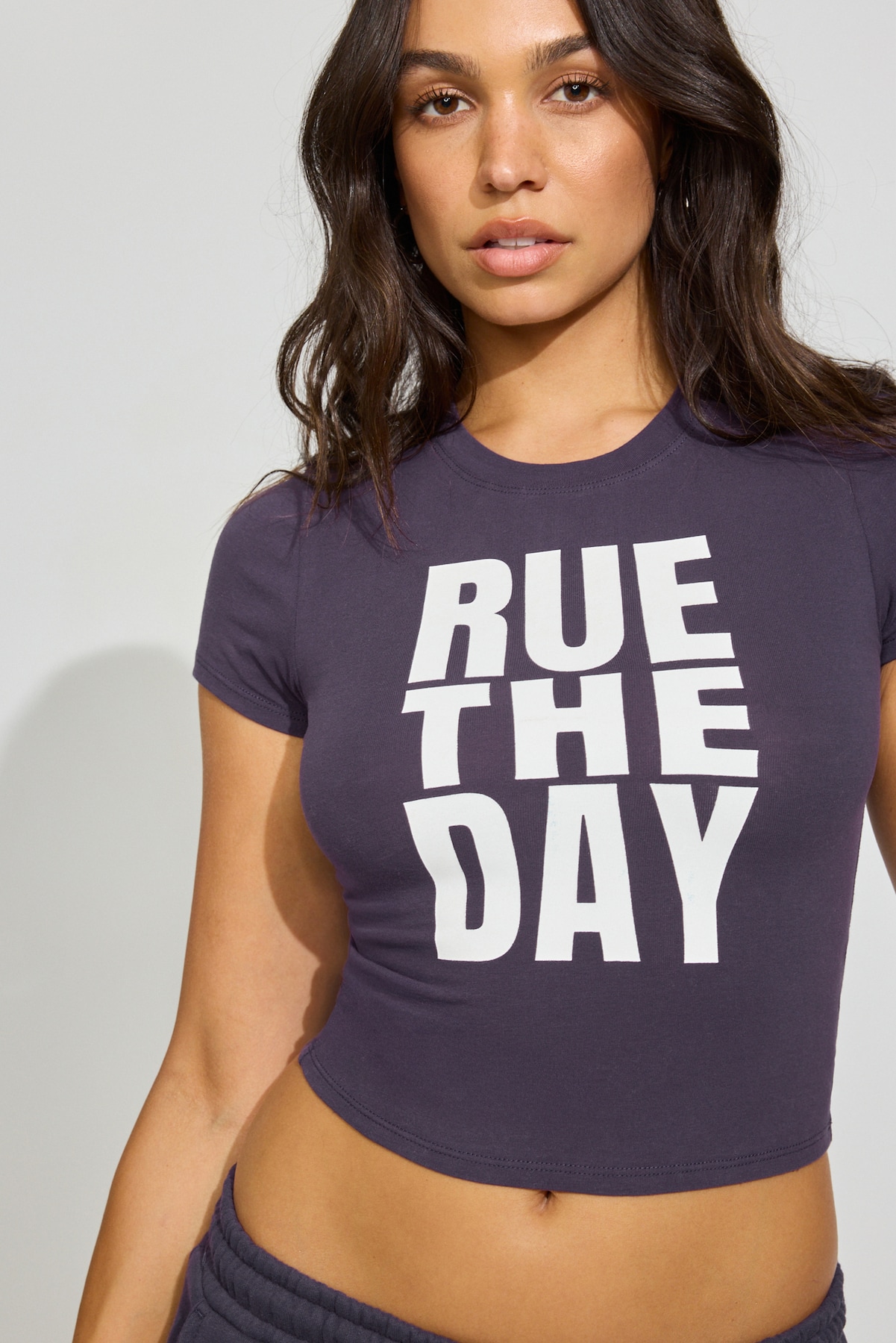 SuperSoft Cropped Crewneck T-Shirt
