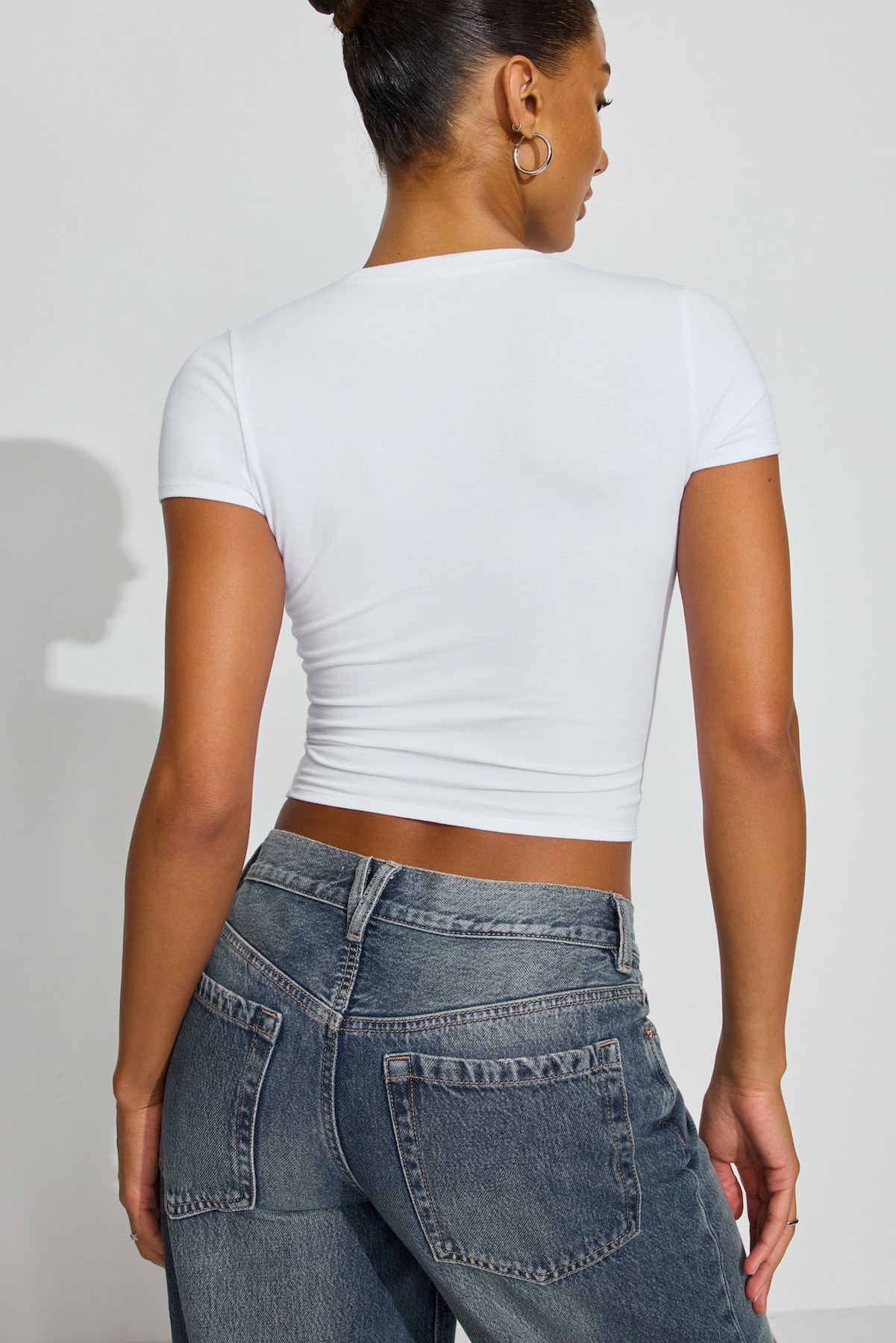 SuperSoft Cropped Crewneck T-Shirt - Image 3