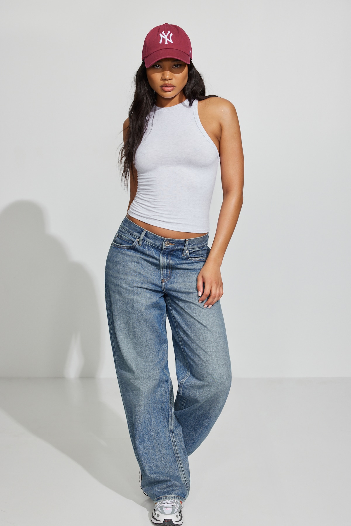 Alternative view of High Neck Cotton Tank Top