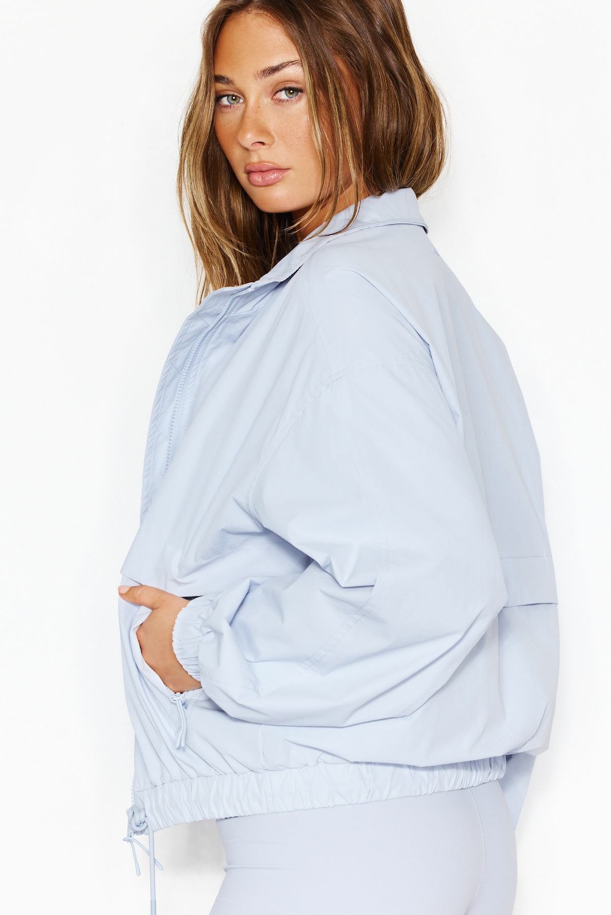 Alternative view of Long Windbreaker
