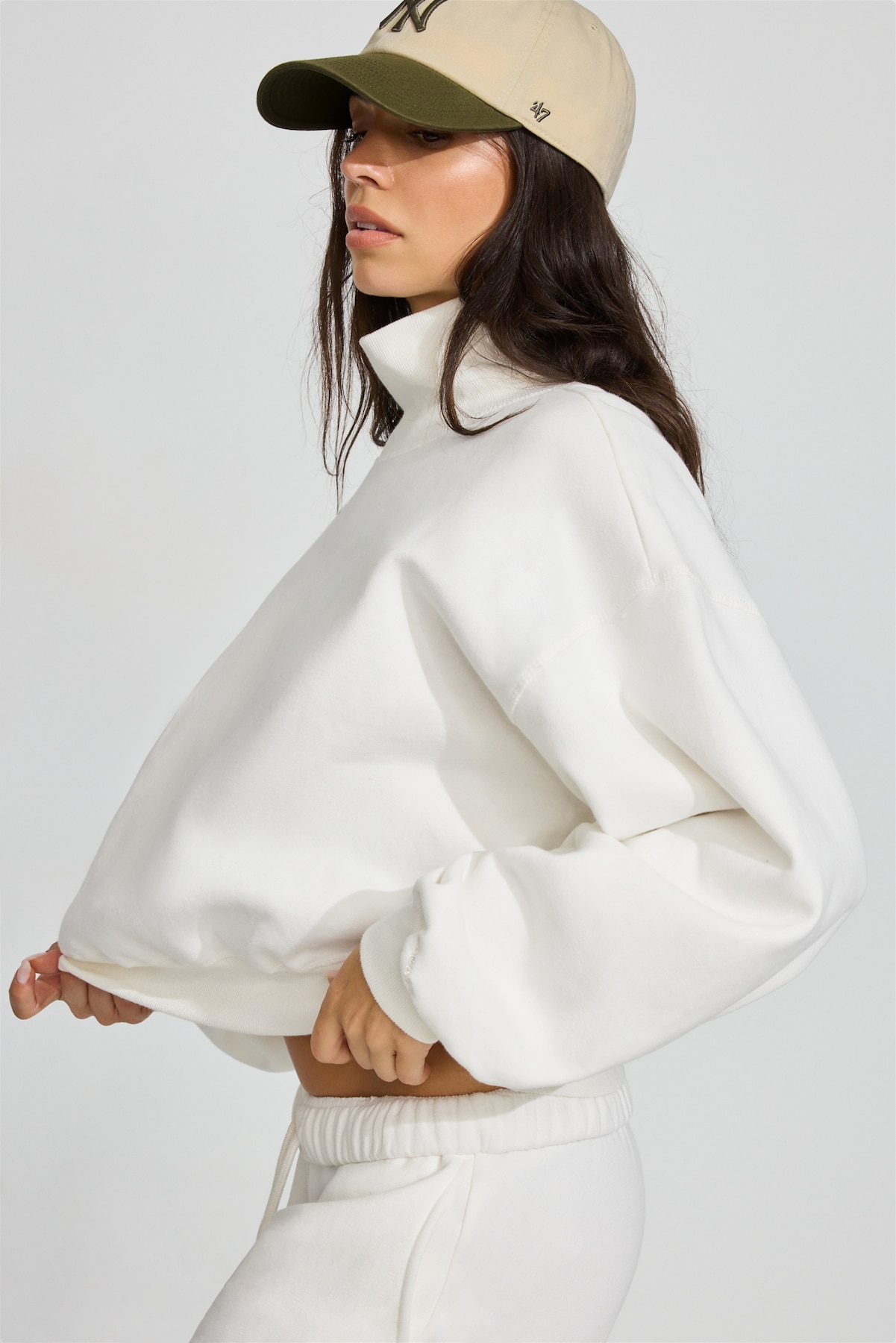 Alternative view of UltraFleece Bubble Mock Neck Sweater