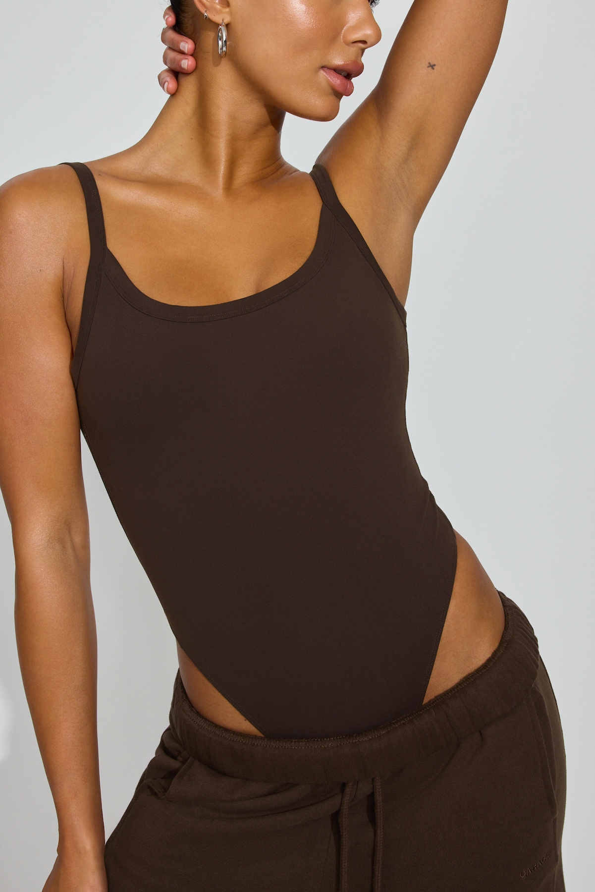 Alternative view of Active Scoop Cami Bodysuit