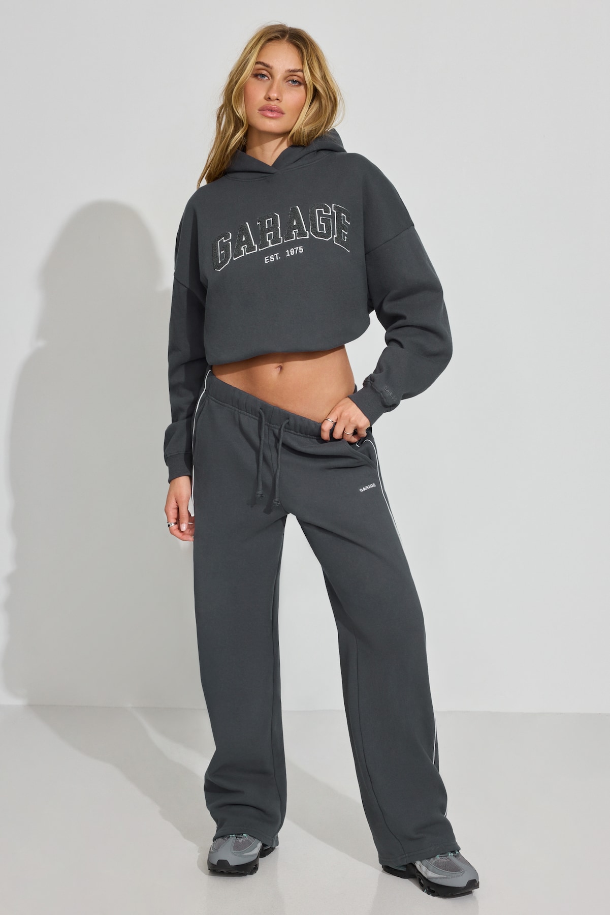 Alternative view of UltraFleece Straight Leg Sweatpants With Piping