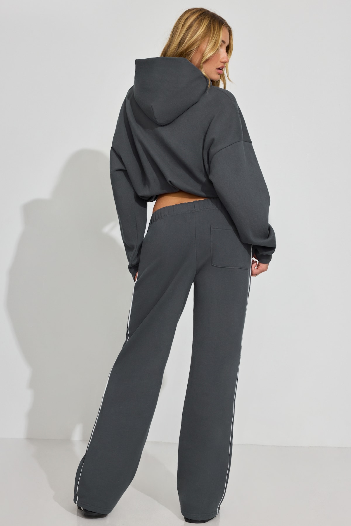 UltraFleece Straight Leg Sweatpants With Piping - Image 3