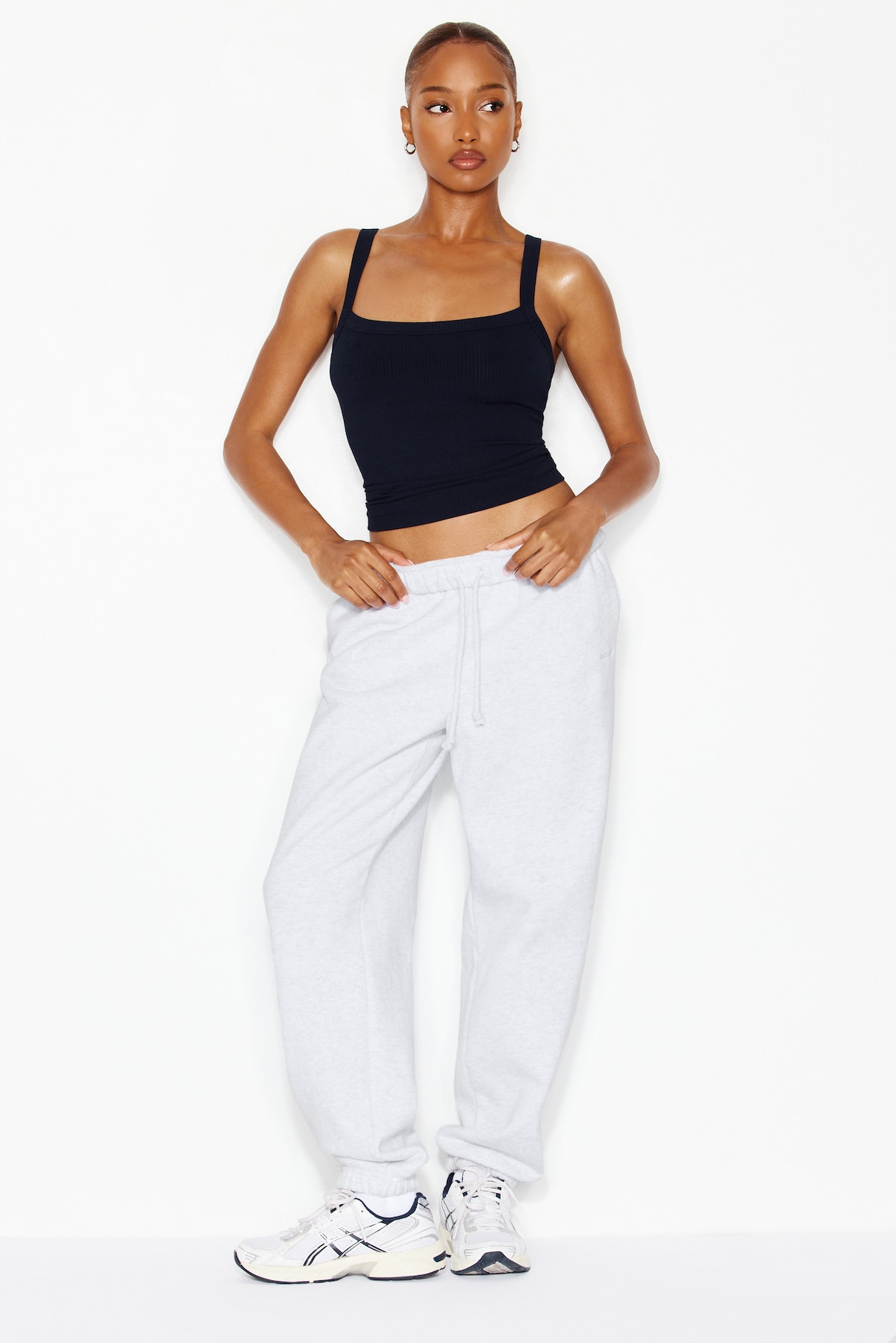 Alternative view of Open Neck Ribbed Cami Top