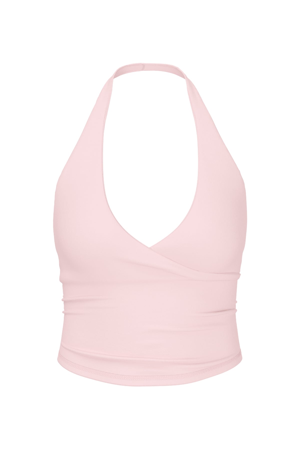 Alternative view of Active Wrap Halter Top