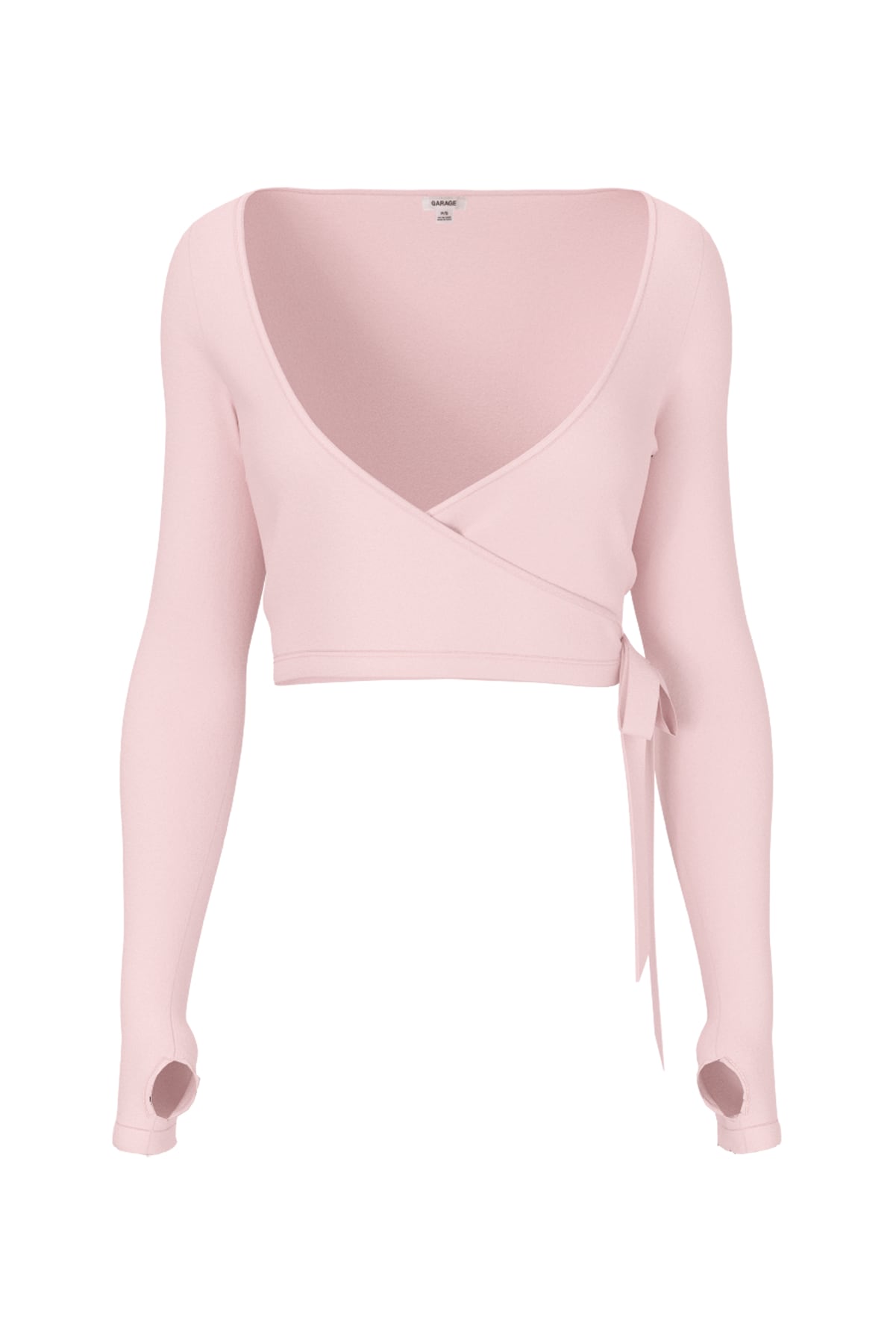 Alternative view of Smooth Long Sleeve Wrap Top