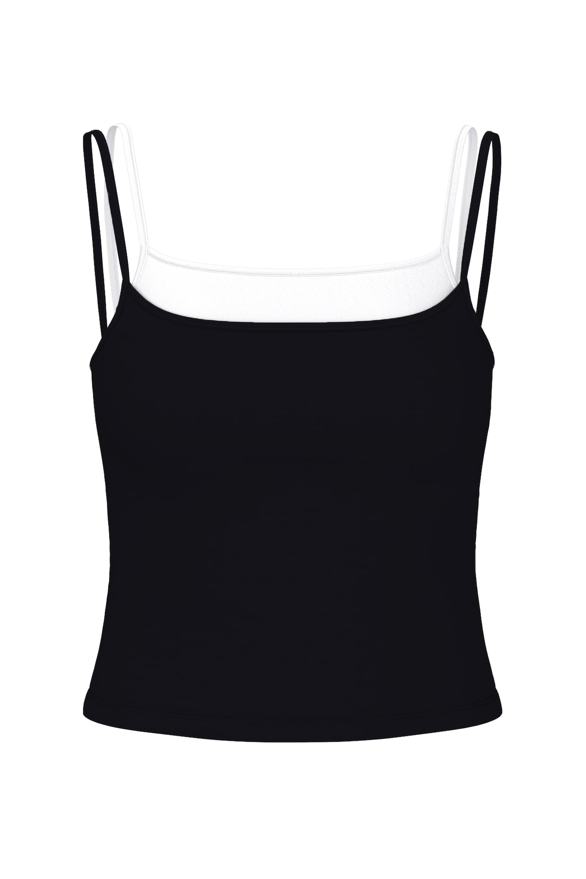 Alternative view of Sleek Double Layer Cami Top