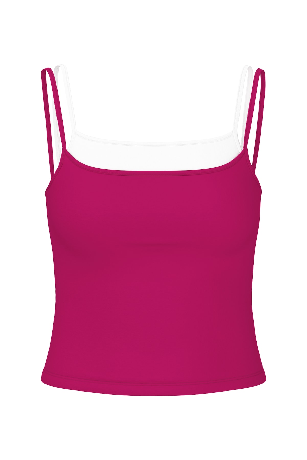 Alternative view of Sleek Double Layer Cami Top