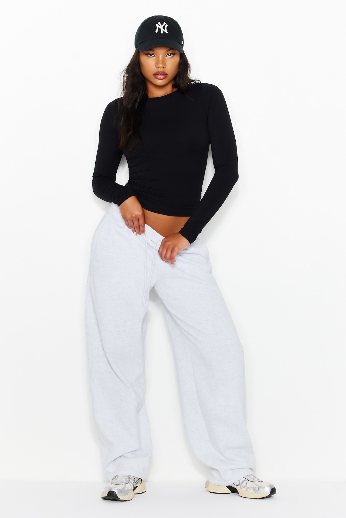 Alternative view of Sleek Crewneck Longsleeve Top