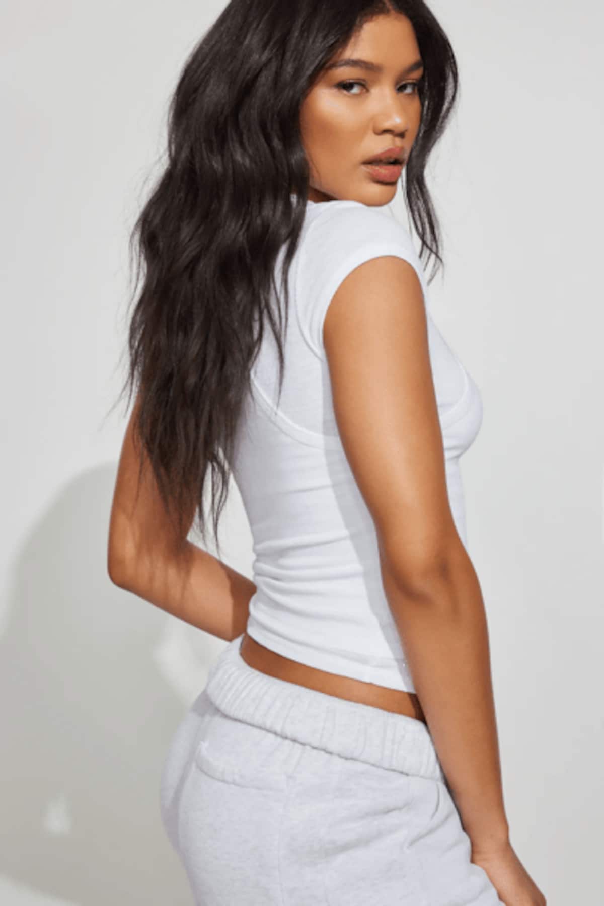 Alternative view of Layered Crewneck Short Sleeve Top